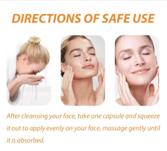 Collagen Face Care Capsules Serum Spot Acne Wrinkle Remover