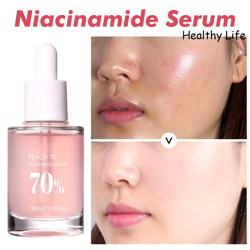 Peach 70% Niacinamide Serum hydrating face serum daily clean beauty