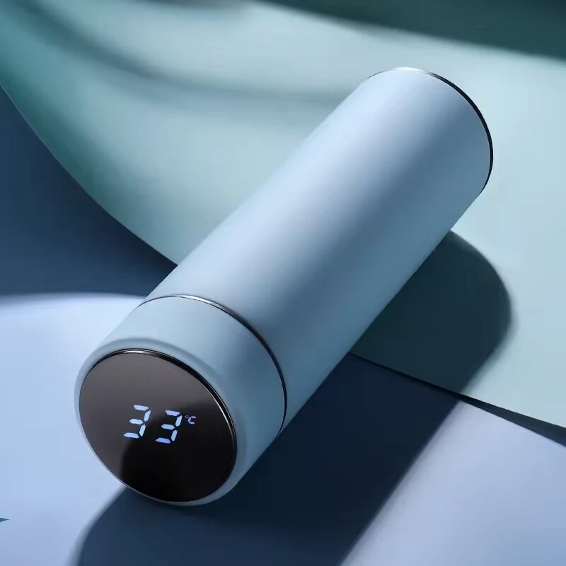 Multipurpose Double Digital Vacuum Smart Insulation 500ml Thermos Tumbler