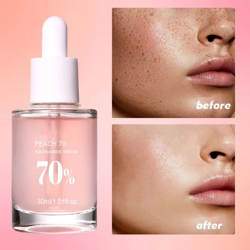 Peach 70% Niacinamide Serum hydrating face serum daily clean beauty