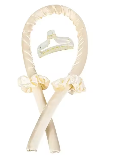 Satin Heatless Curling Set - Overnight Hair Curlers to Sleep in, Heatless Curls, Heatless Hair Curler Overnight Curls, Heatless Curling Rod Headband