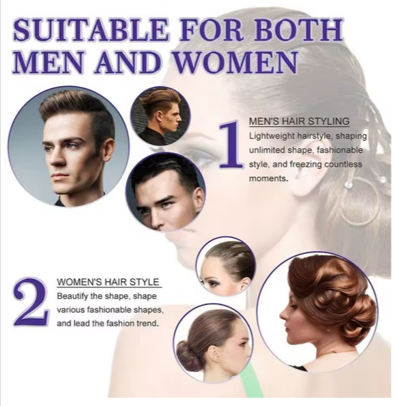 Hair Wax Stick 75g Non-Greasy Styling Wax Rapid Short Broken Frizzy Control Hair Wigs Slick