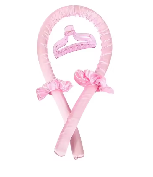 Satin Heatless Curling Set - Overnight Hair Curlers to Sleep in, Heatless Curls, Heatless Hair Curler Overnight Curls, Heatless Curling Rod Headband