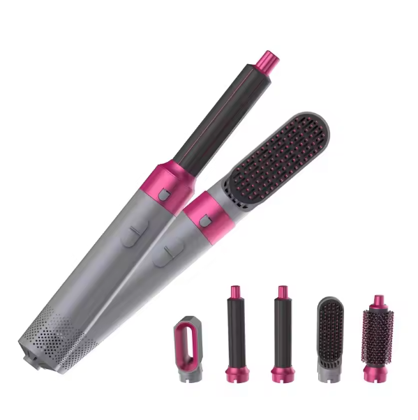 Professional Air Hair Styler 5 In 1 Hair Curling Straightening Hair Drying 1000W Hot Air Brushes