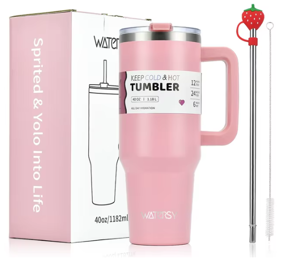 40OZ Stainless Steel Tumbler Large Capacity Thermal Bottle