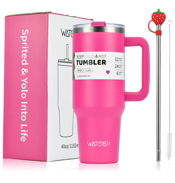 40OZ Stainless Steel Tumbler Large Capacity Thermal Bottle