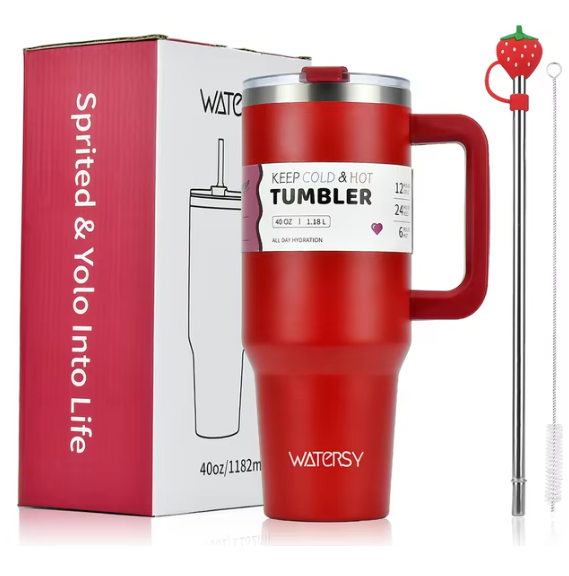 40OZ Stainless Steel Tumbler Large Capacity Thermal Bottle