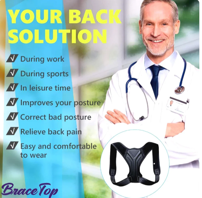 Adjustable Back Shoulder Posture Corrector Belt