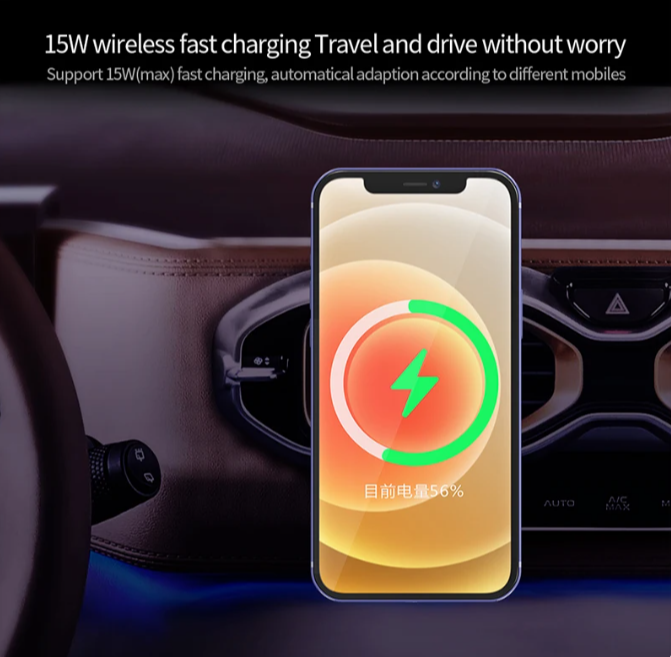 Wireless Charging Magnetic Car Holder