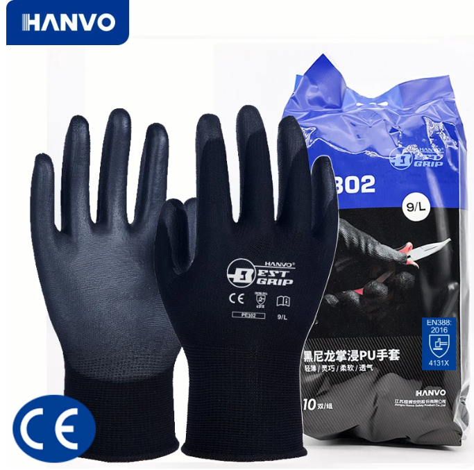 Nylon Cotton Work Gloves