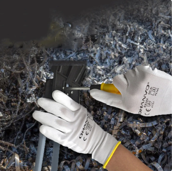 Nylon Cotton Work Gloves