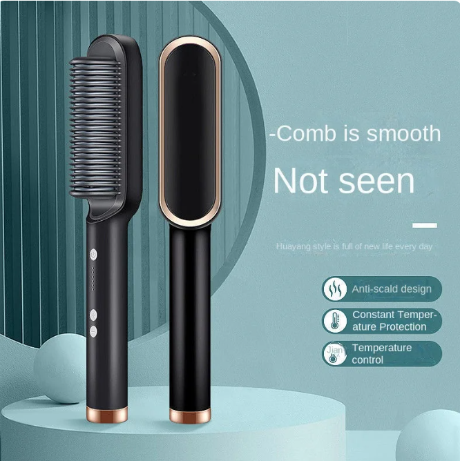 Electric Hot Comb Hair Straightener
