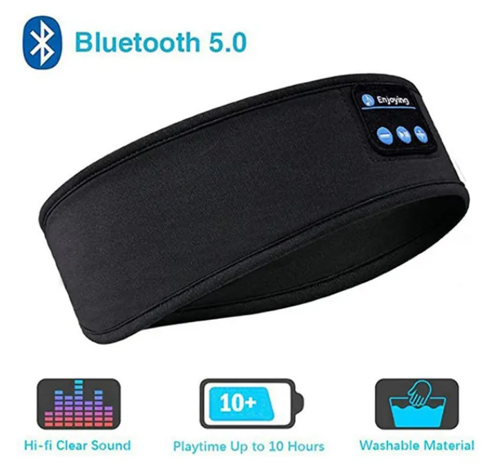 Wireless Bluetooth Headset Elastic Sports Headband