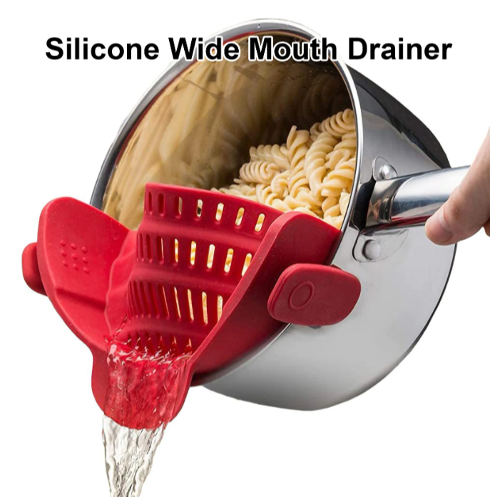 Silicone Kitchen Strainer Clip is the perfect kitchen tool