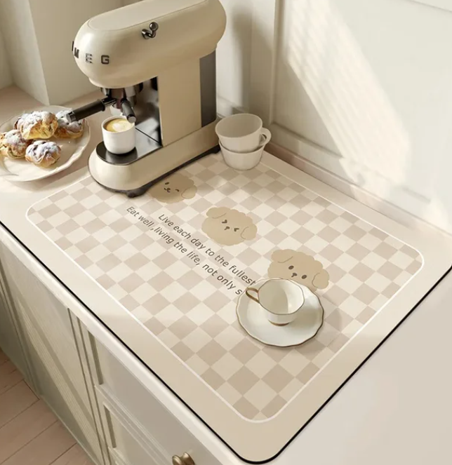 Super Drain Pad Tableware Mat Large Kitchen