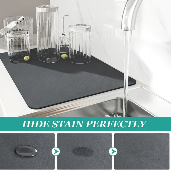 Super Drain Pad Tableware Mat Large Kitchen