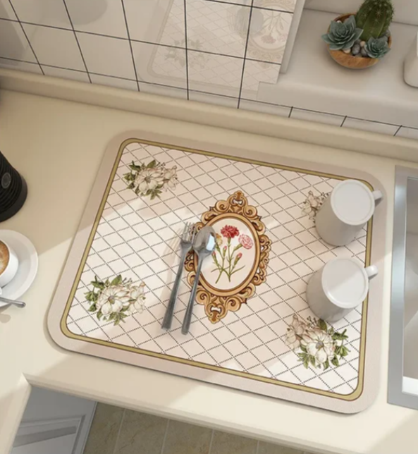 Super Drain Pad Tableware Mat Large Kitchen