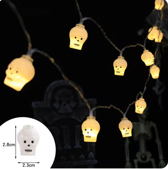 Halloween Decoration Led Light String Pumpkin Skull