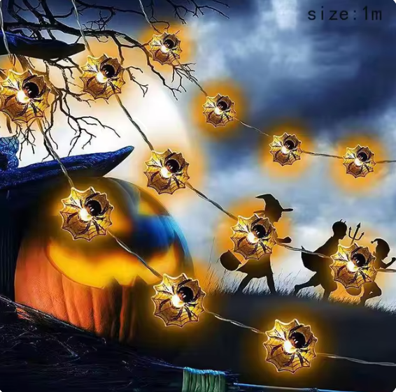 Halloween Decoration Led Light String Pumpkin Skull