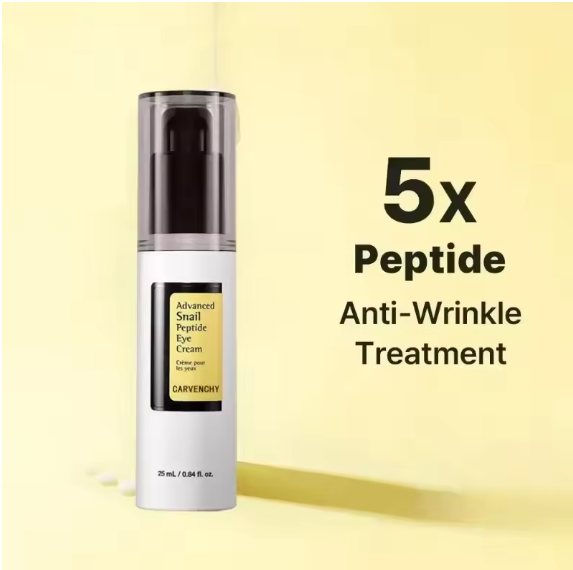 Advanced Snail Peptide Eye Cream 25ml, Snail Secretion Filtrate 72%, Anti-aging Nourish, Improve Wrinkles