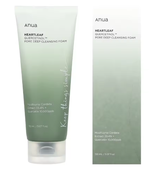 Anua - Heartleaf Quercetinol Pore Deep Cleansing Foaming Facial Cleanser