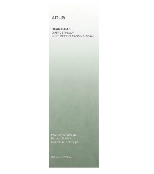 Anua - Heartleaf Quercetinol Pore Deep Cleansing Foaming Facial Cleanser