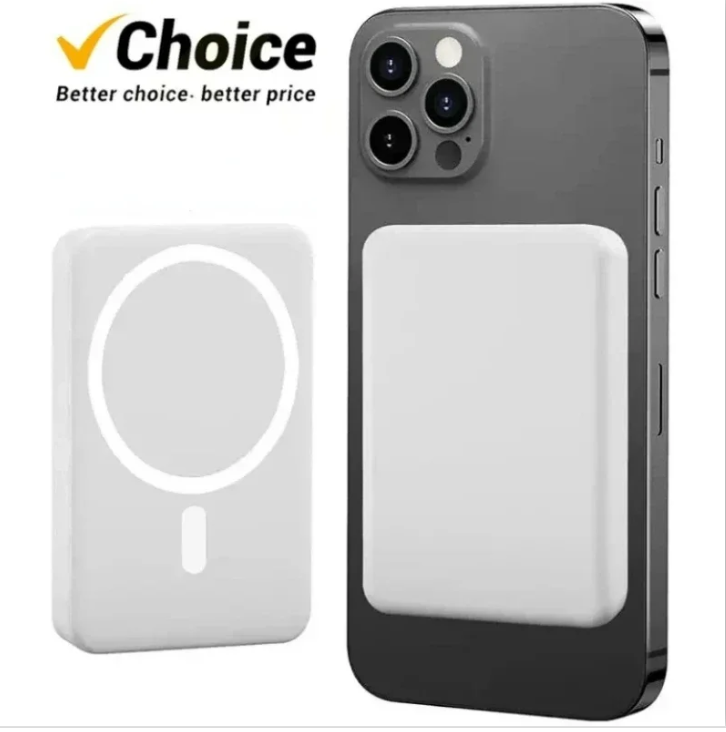 Magnetic Wireless Power Bank For iPhone 12 13 14 15 Pro Max