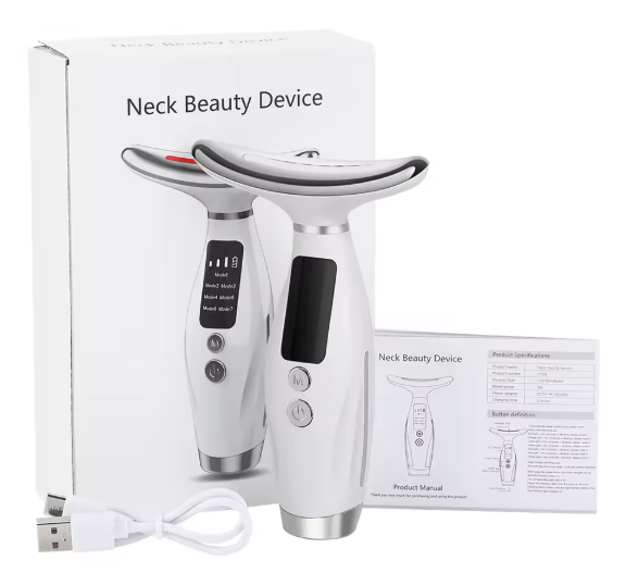 Neck Face Beauty Device Vibration Massage for Face and Neck Personal Ccare Skindion Home Use Beauty Device Face Lifting Machine