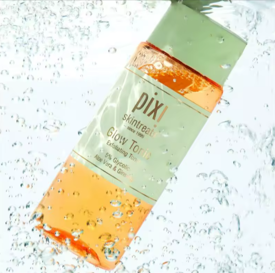 Pixi 5% Glycolic Aloe Vera Anti Wrinkle Moisturizing Whitening Pixi Toner Retinol Tonic Rose Lotion Face Serum Essence 100ML