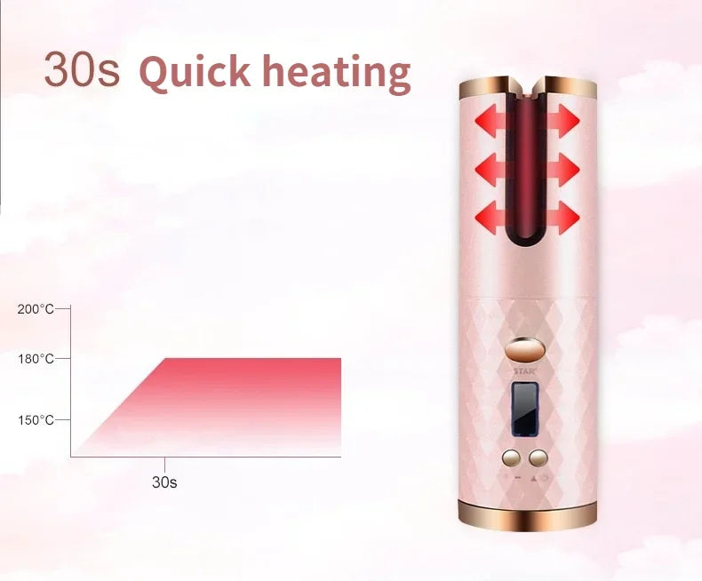 Automatic Hair Culers 3 Color Option USB Charging Portable Wireless