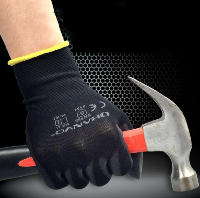 Nylon Cotton Work Gloves