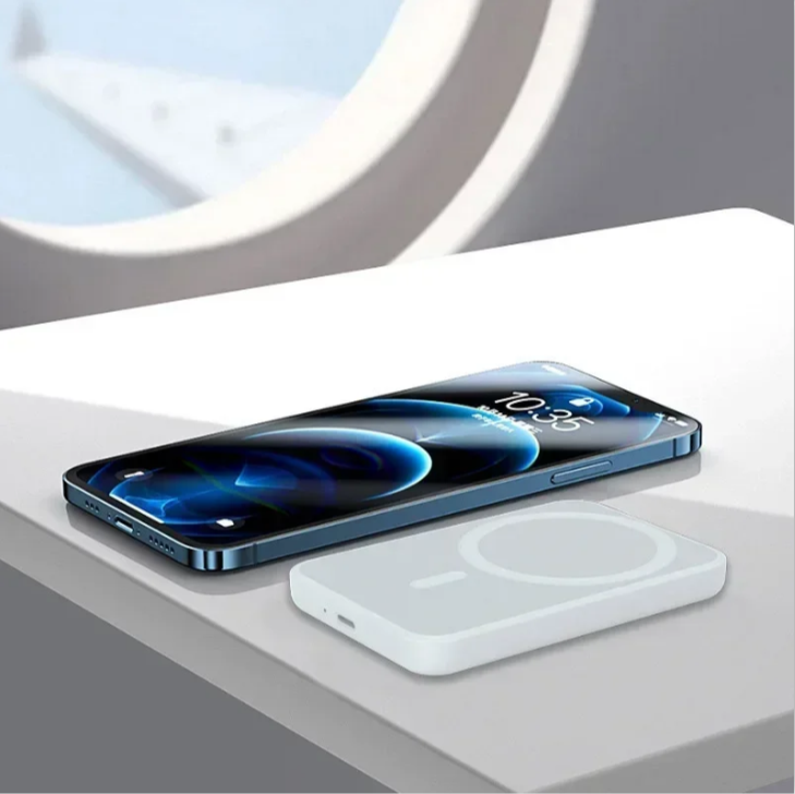 Magnetic Wireless Power Bank For iPhone 12 13 14 15 Pro Max